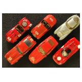 Model Racecars 1:43 Scale, 6 different