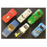 Model Racecars 1:43 Scale, 6 different