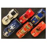 Model Racecars 1:43 Scale, 6 different