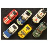 Model Racecars 1:43 Scale, 6 different