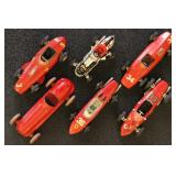 Model Racecars 1:43 Scale, 6 different
