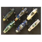 Model Racecars 1:43 Scale, 6 different