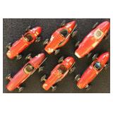 Model Racecars 1:43 Scale, 6 different