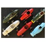 Model Racecars 1:43 Scale, 6 different