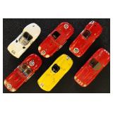 Model Racecars 1:43 Scale, 6 different