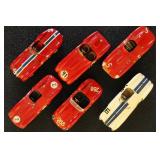 Model Racecars 1:43 Scale, 6 different