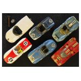 Model Racecars 1:43 Scale, 6 different