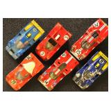 Model Racecars 1:43 Scale, 6 different