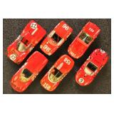 Model Racecars 1:43 Scale, 6 different