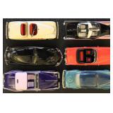 Classic Model Cars 1:43 Scale, 6 different antique
