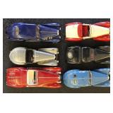 Classic Model Cars 1:43 Scale, 6 different antique