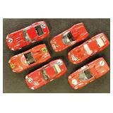 Model Racecars 1:43 Scale, 6 different