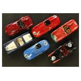 Model Racecars 1:43 Scale, 6 different