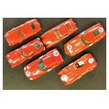 Model Racecars 1:43 Scale, 6 different