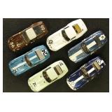 Model Racecars 1:43 Scale, 6 different