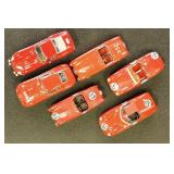 Model Racecars 1:43 Scale, 6 different