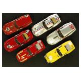 Model Racecars 1:43 Scale, 6 different