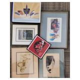 Artwork Race Related Prints and Painting group of