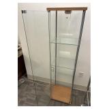Glass Display Case 16" x 14" x 64", with glass she