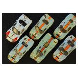 Model Racecars 1:43 Scale, 6 different
