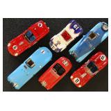 Model Racecars 1:43 Scale, 6 different