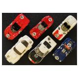 Model Racecars 1:43 Scale, 6 different
