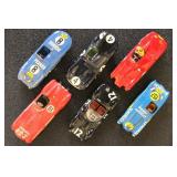 Model Racecars 1:43 Scale, 6 different