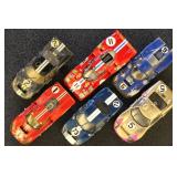 Model Racecars 1:43 Scale, 6 different
