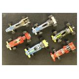 Formula 1 Model Racecars 1:43 Scale, 6 different