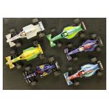 Formula 1 Model Racecars 1:43 Scale, 6 different
