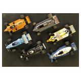 Formula 1 Model Racecars 1:43 Scale, 6 different