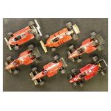 Formula 1 Model Racecars 1:43 Scale, 6 different