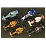 Formula 1 Model Racecars 1:43 Scale, 6 different
