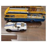Model Racecar Transport with Car 1:43 Scale