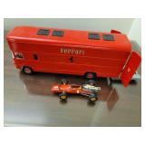 Model Racecar Transport with Car 1:43 Scale