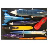 Land Speed Record Racecars of Various Scales, 8 Di