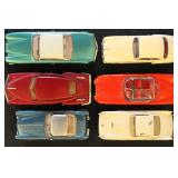 Classic Model Cars 1:43 Scale, 6 different antique