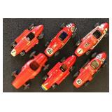 Model Racecars 1:43 Scale, 6 different