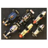 Model Racecars 1:43 Scale, 6 different