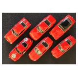 Model Racecars 1:43 Scale, 6 different