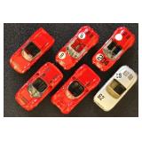 Model Racecars 1:43 Scale, 6 different