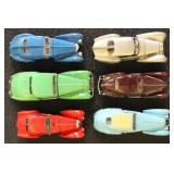 Model Racecars 1:43 Scale, 6 different