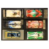 Model Racecars 1:43 Scale, 6 different