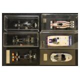 Model Racecars 1:43 Scale, 6 different