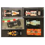 Model Racecars 1:43 Scale, 6 different