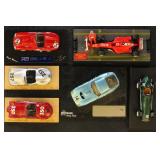 Model Racecars 1:43 Scale, 6 different