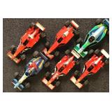 Model Racecars 1:43 Scale, 6 different