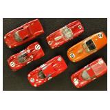 Model Racecars 1:43 Scale, 6 different