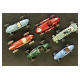 Formula 1 Model Racecars 1:43 Scale, 6 different