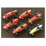 Formula 1 Model Racecars 1:43 Scale, 6 different